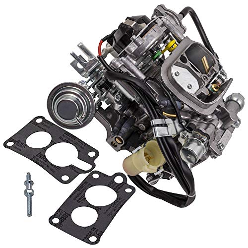 maXpeedingrods 2-Barrel Carburetor for Toyota Pickup 22R Engine 1981-1987 with Round Plug Connector and Automatic Choke TOY-505 2.4L 2366cc 35290/C4036