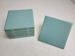 surf green 4 inch blue aqua glow ceramic tile 4.25 in 4×4 subway square daltile color 0197 classic color 105 box 10 piece