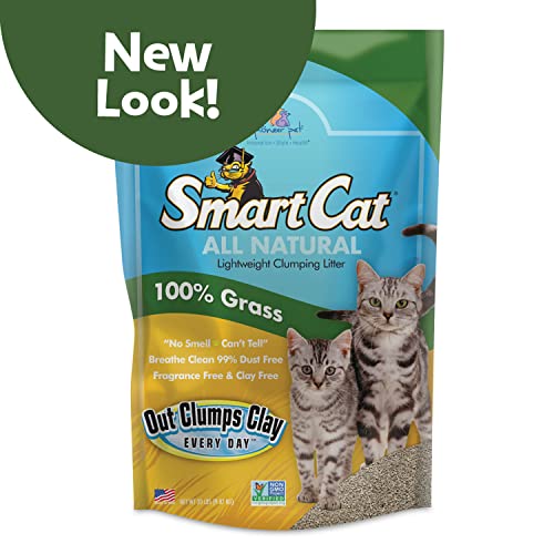 SmartCat All Natural Clumping Litter, 20-Pound (6506), (Pack of 1), 320 Ounce.