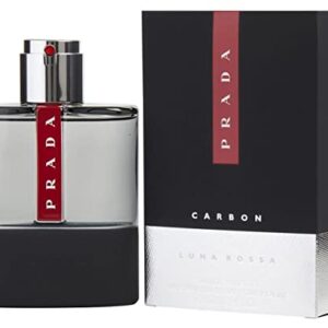 Prada Luna Rossa Carbon Eau De Toilette Spray 100Ml, Multi, 3.4 Ounce