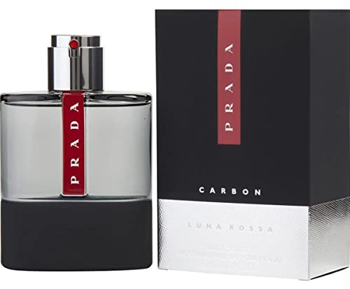 Prada Luna Rossa Carbon Eau De Toilette Spray 100Ml, Multi, 3.4 Ounce