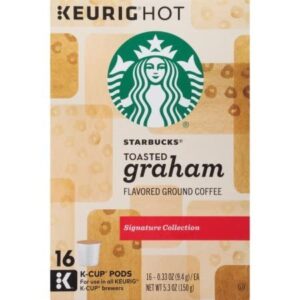 Starbucks Coffee Toasted Graham 16 Count Single Cup Pods