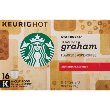 Starbucks Coffee Toasted Graham 16 Count Single Cup Pods