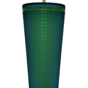 Starbucks Green Jelly Acrylic Grid Tumbler Limited Edition 2022 24oz