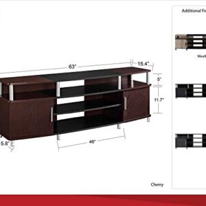 Ameriwood Home Carson TV Stand for TVs up to 70", Cherry