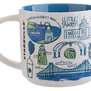 Starbucks Been There Series Rhode Island Ceramic Mug, 14 Oz