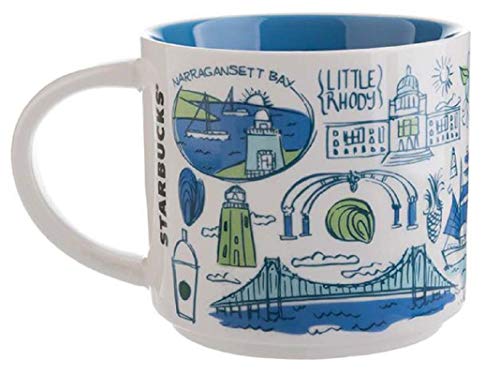 Starbucks Been There Series Rhode Island Ceramic Mug, 14 Oz