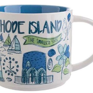 Starbucks Been There Series Rhode Island Ceramic Mug, 14 Oz