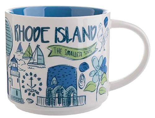 Starbucks Been There Series Rhode Island Ceramic Mug, 14 Oz