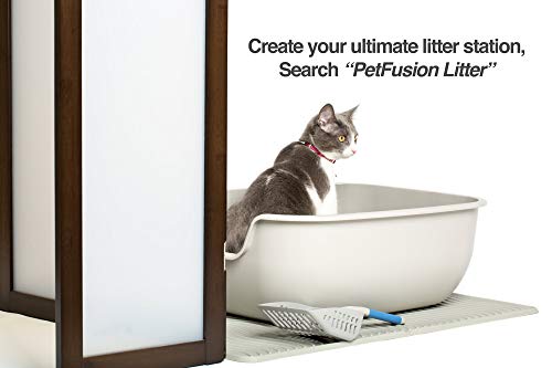 PetFusion ModestCat Litter Box Privacy Screen (3' tall; 4' wide). Cat litter box furniture best for your cat's health