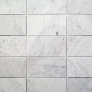 speranza carrera 3×6 polished marble tile