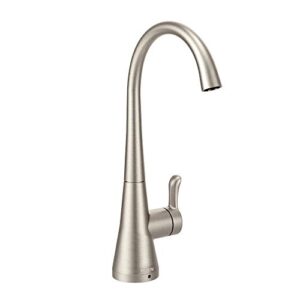 moen s5520srs sip transitional cold water kitchen beverage faucet with optional filtration system, spot resist stainless