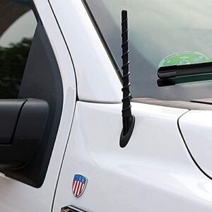 VOFONO 7 Inch Antenna Compatible with 2000-2021 Toyota Tundra Tacoma, Spiral Flexible Rubber Antenna Replacement