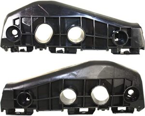 garage-pro aftermarket front bumper bracket compatible with 2009-2010 toyota corolla support, set of 2, driver and passenger side