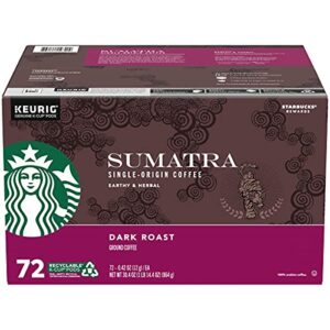 starbucks 72 count sumatra coffee, 0.41 ounce
