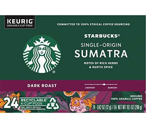 Starbucks 72 Count Sumatra Coffee, 0.41 Ounce