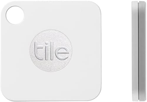 Tile Mate (2016) - 1 Pack - Bluetooth Tracker, Keys Finder and Item Locator for Keys, Bags and More; Water Resistant - Non-Retail Packaging