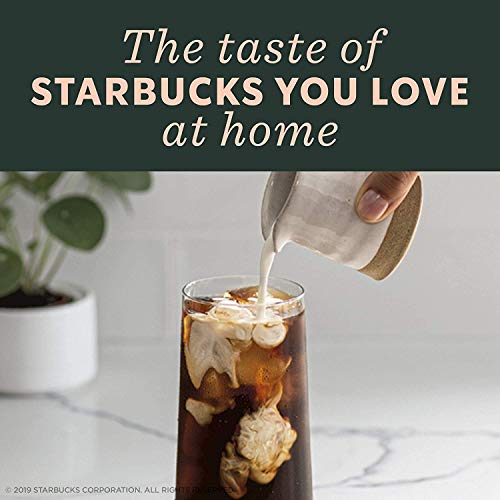 Starbucks Cold Brew Coffee — Caramel Dolce Flavored — Single-Serve Concentrate Pods — 1 box (6 capsules)
