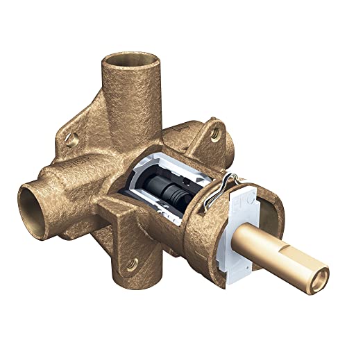 Moen Posi-Temp Pressure Balancing Shower Rough-In Valve, 1/2-Inch CC Connection, 2520