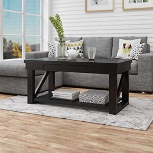 Ameriwood Home Crestwood, Black Coffee Table