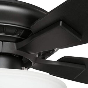 Menage 52 in. Integrated LED Indoor Matte Black Ceiling Fan