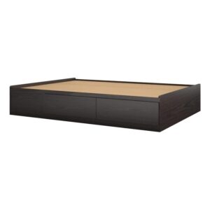ameriwood home full platform bed with drawers, espresso