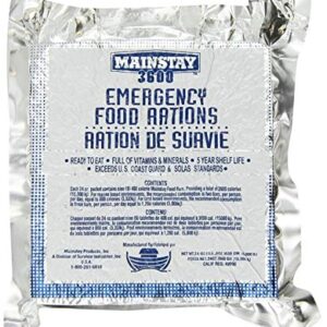 Mainstay Emergency Food Rations. One Pack.