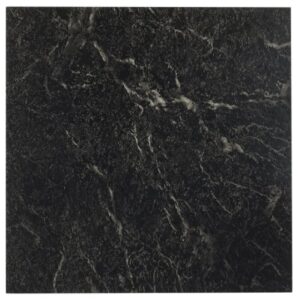 achim home furnishings ftvma40920 nexus vinyl tile, marble black with white vein, 20 count(pack of 1), 12 inch x 12 inch
