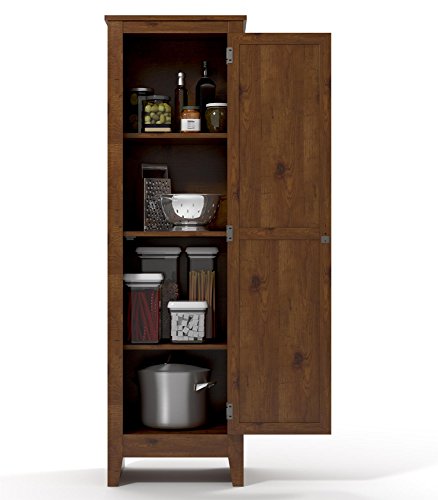 Ameriwood Home Single Door Pantry, Old Fashioned Pine