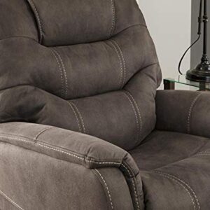 Signature Design by Ashley Ballister Contemporary Power Lift Recliner, Brown