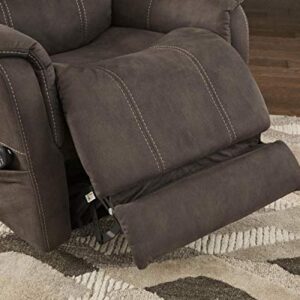 Signature Design by Ashley Ballister Contemporary Power Lift Recliner, Brown