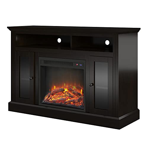 Ameriwood Home Chicago Electric Fireplace TV Console for TVs up to a 50", Espresso