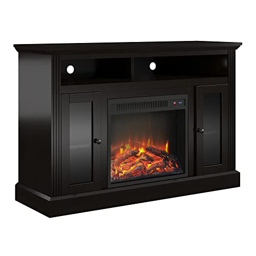 Ameriwood Home Chicago Electric Fireplace TV Console for TVs up to a 50", Espresso