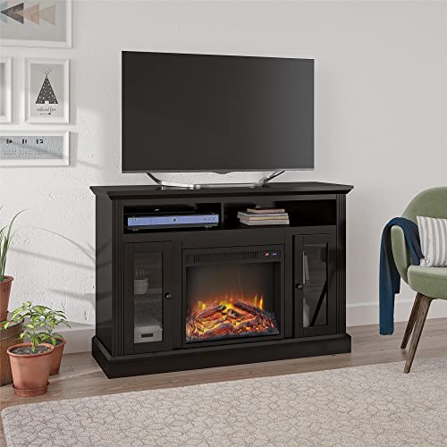 Ameriwood Home Chicago Electric Fireplace TV Console for TVs up to a 50", Espresso