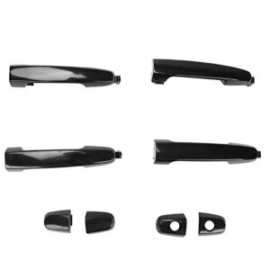 BACLAUGH Front Rear Left Right Door Handle Set of 4 Replacement for Toyota Corolla Matrix 03-08