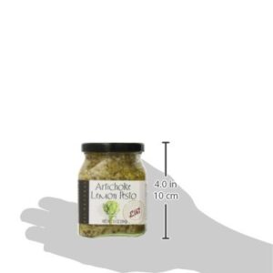 World Market Elki's Gourmet Artichoke Lemon Pesto Sauce - Creamy Spreads for Pasta, Baked Chicken, Fish and Crackers - Made from Fresh and Natural Ingredients - Mediterranean Inspired - 10 Ounce