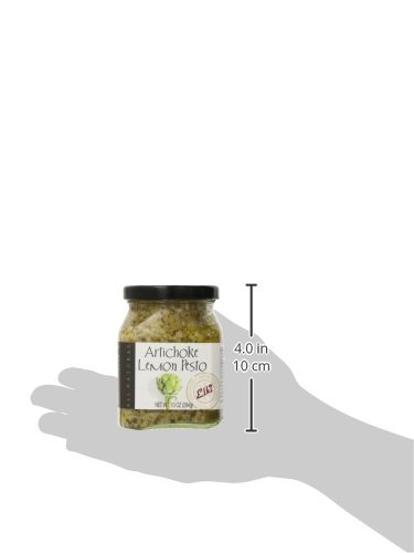 World Market Elki's Gourmet Artichoke Lemon Pesto Sauce - Creamy Spreads for Pasta, Baked Chicken, Fish and Crackers - Made from Fresh and Natural Ingredients - Mediterranean Inspired - 10 Ounce