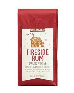 world market holiday limited edition ground coffee (fireside rum)