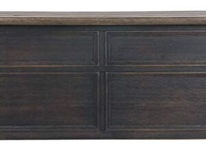 Signature Design by Ashley Tyler Creek Rustic Farmhouse Lift Top Coffee Table with Drawers, Brown & Black