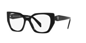 prada sunglasses black frame, demo lens lenses, 52mm