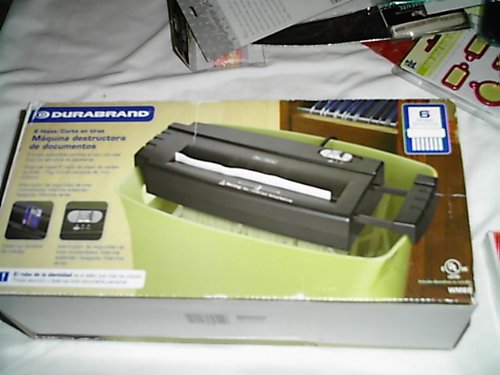 Mainstays Office Paper Shredder 6 Sheet /Strip Cut