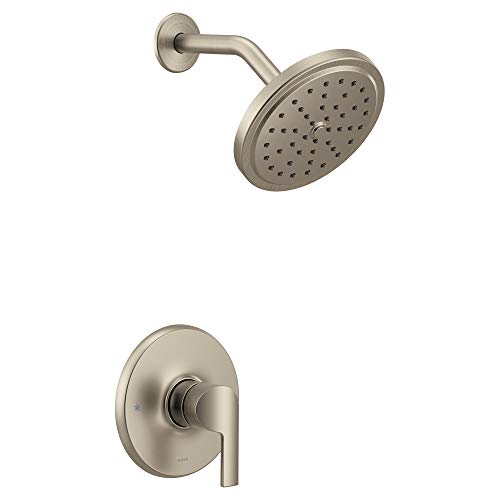 Moen UTS3202EPBN Doux Collection M-CORE 3-Series 1-Handle Eco-Performance Shower Trim Kit, Valve Required, Brushed Nickel