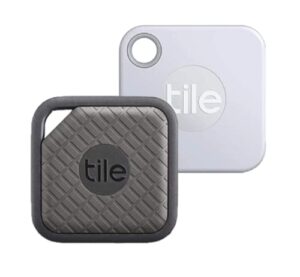 tile sport (2017) & tile mate (2020) combo – high performance bluetooth trackers & item locators for keys, wallets, remotes & more; easily find all your things