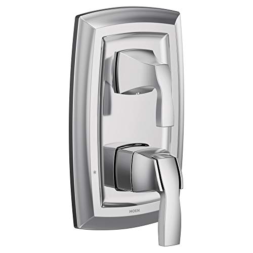 Moen UT3611 Voss Collection M-CORE 3-Series 2-Handle Shower Trim with Integrated Transfer, Valve Required, Chrome