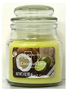 mainstays coconut lime scented jar candle ( 3 oz. )