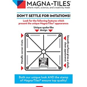 Magna-Tiles Metropolis Set, The Original Magnetic Building Tiles For Creative Open-Ended Play, Educational Toys For Children Ages 3 Years + (110 Pieces)2, Multi-color,17.5 x 3 x 14 inches