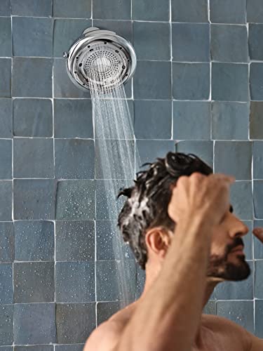 Moen N400R0CH Quattro Rainshower Showerhead with Four Unique Shower Experiences, Chrome