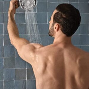 Moen N400R0CH Quattro Rainshower Showerhead with Four Unique Shower Experiences, Chrome