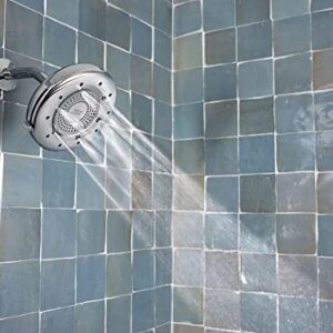 Moen N400R0CH Quattro Rainshower Showerhead with Four Unique Shower Experiences, Chrome