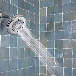 Moen N400R0CH Quattro Rainshower Showerhead with Four Unique Shower Experiences, Chrome